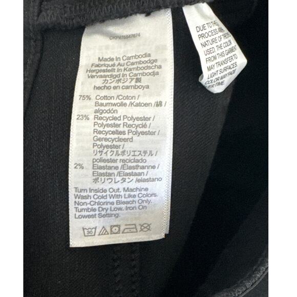 NWT Madewell Mid-Rise Kick Out Crop Jeans in Black Rinse Wash NM320 Size 26 - Picture 10 of 14